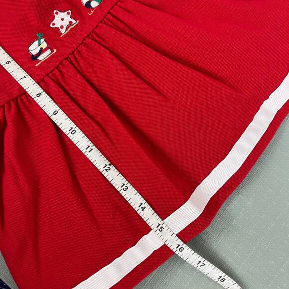 Vintage Carter's Red Beach Dress 18-24 Months USA - Picture 5 of 5